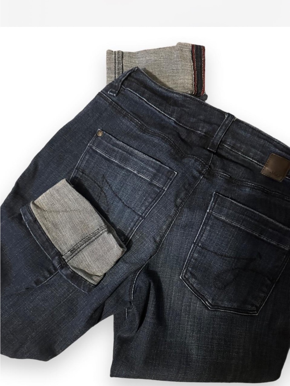 Women’s Jag Jeans skinny cuffed Dark Blue - Picture 2 of 5